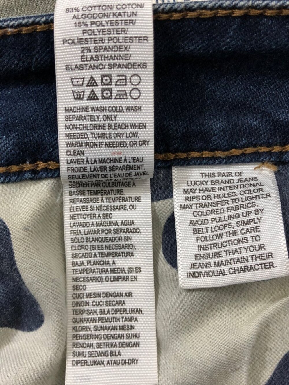 Lucky Brand Lolita Skinny Jeans Womens 10/30 Dark Wash Blue Denim Mid Rise - Picture 10 of 13